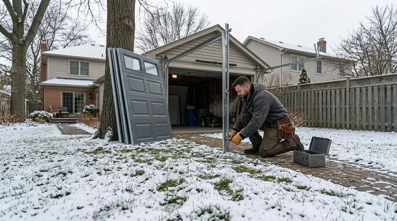 Garage door installation in Oklahoma City, OK